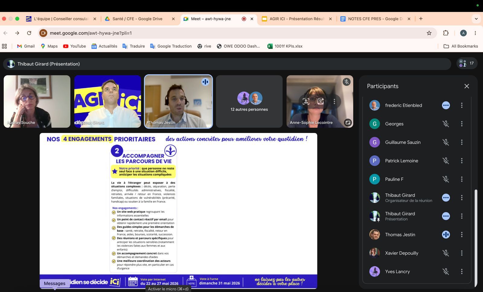 Consultation citoyenne AGIR ICI — Bangkok mai 2026